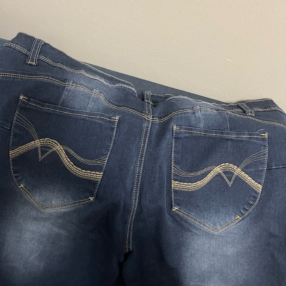 Hot Kiss Dark Blue Denim Jeans